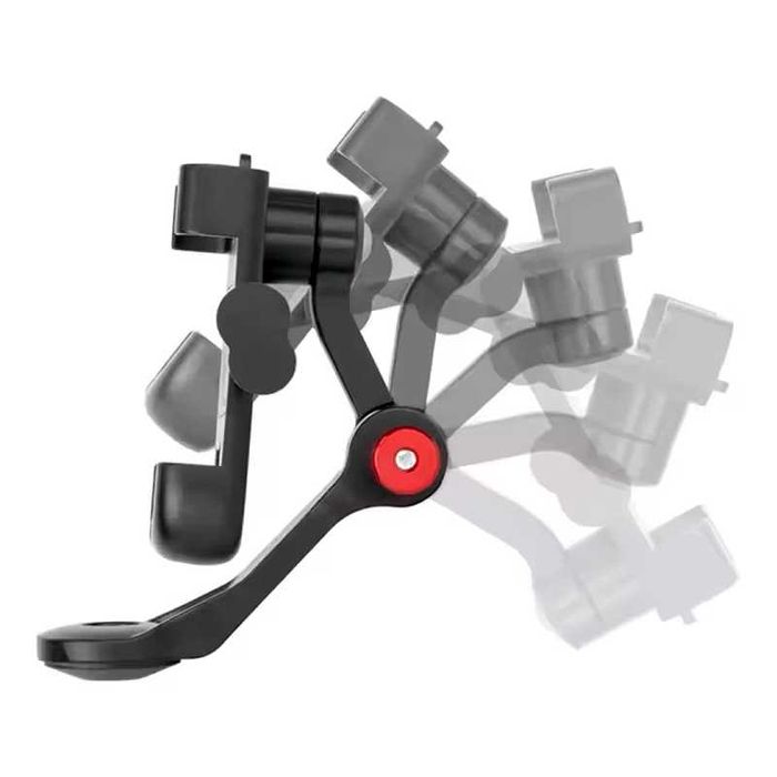 Универсална стойка за телефон, Алуминиева, Адаптивна, Монтаж на вилка