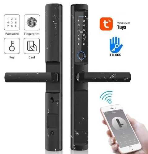 Смарт брава за врата с код, тъч скрийн и приложение