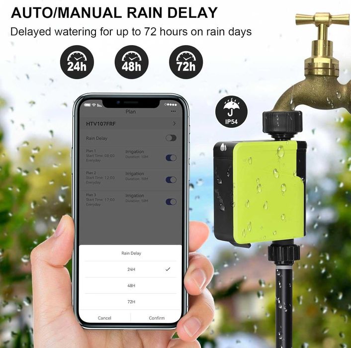 Интелигентен  WiFi автоматичен таймер за напояване   Shrivee