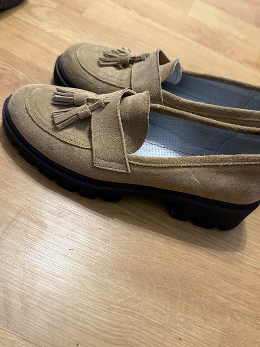 Pantofi piele intoarsa 37