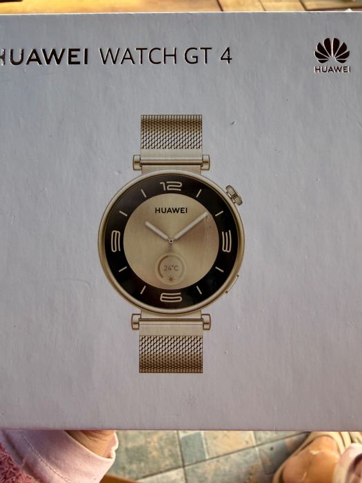 huawei watch gt 4 gold milanese