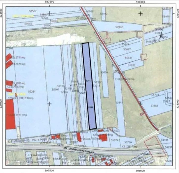 Vand teren intravilan, 22.000 mp,  lungime 478 m, latime 46.07 m