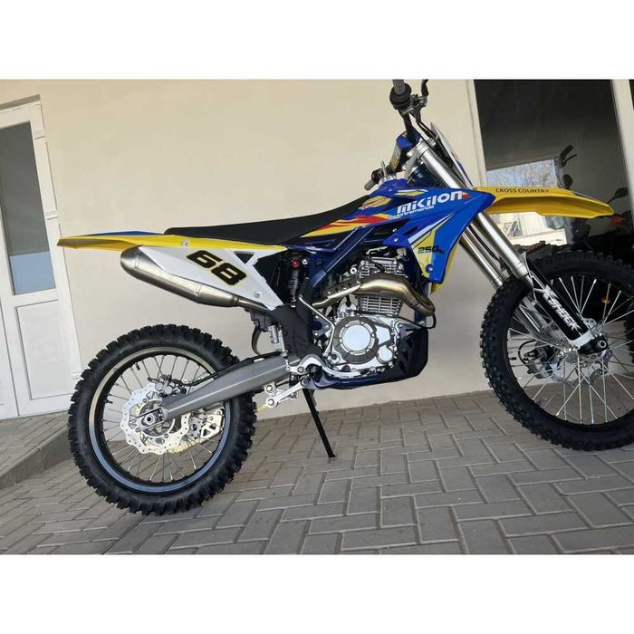 Motocicleta cross MZK Mikilon 250cc 21/18 4T benzina albastru/galben
