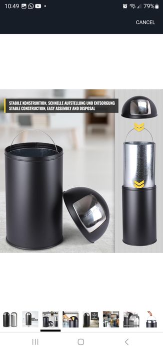 Vând cos pentru gunoi