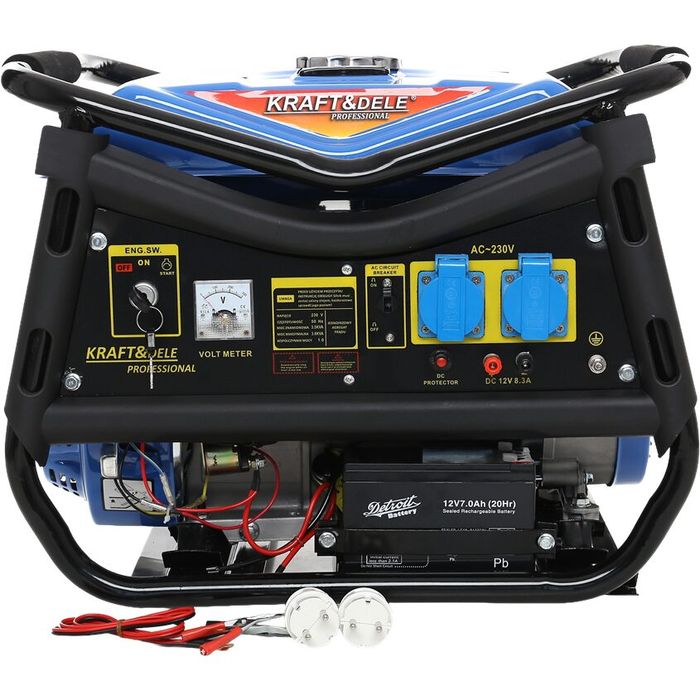 Generator de curent monofazat 3000W, motor in 4 timpi, 230 V, 7 CP,