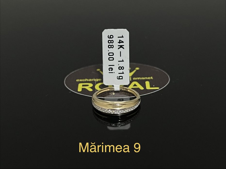 Bijuteria Royal CB : Inel dama aur nou 14k 1,81gr