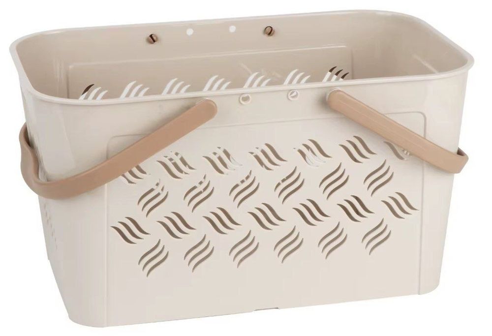 Корзина для хранения пластиковая с ручками и для пикника для покупок