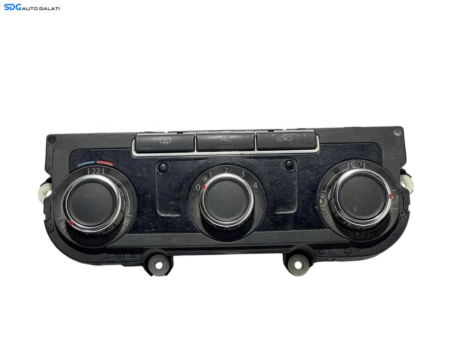 Panou Modul Unitate Comanda AC Aer Conditionat Clima Climatic Volkswagen Transporter T5 2010 - 2015 Cod 3C8907336 [L2870]