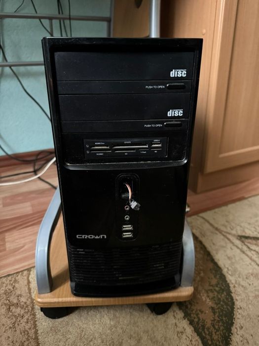 Компьютер, Системник Crown, Монитор Philips