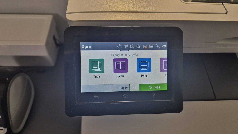 Imprimanta Multifunctional HP Color LaserJet Pro 400 M479fdw, A4, Duplex, ADF, Wireless, Retea, USB