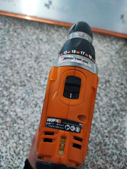 Autofiletanta worx 14,4v