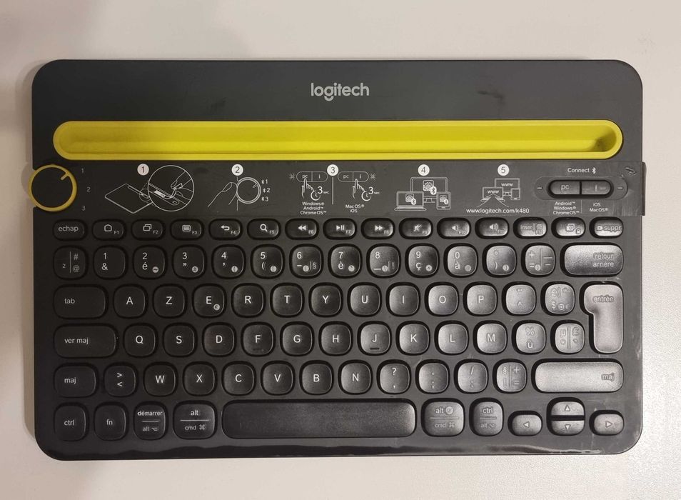 Tastatura Logitech K480 Multi-Device, Bluetooth, Negru
