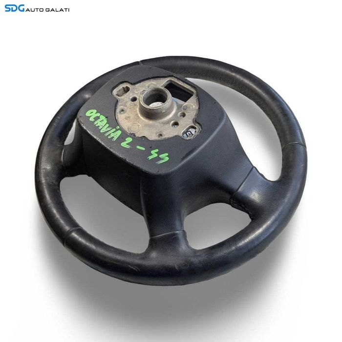 Volan Piele 4 Spite Skoda Octavia 2 2004 - 2013 [LR2574]