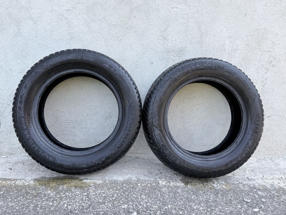 2 бр. всесезонни гуми KUMHO 195/65 R15 DOT 0423