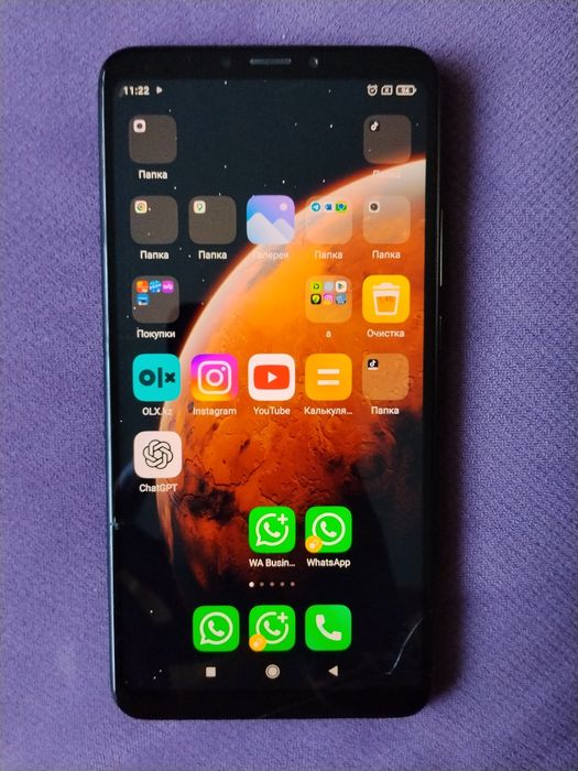 Xiaomi mi max 3 . Память 4/64