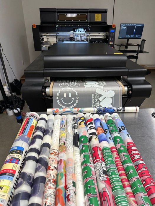 DTF печать по метрам — качество для полиграфий