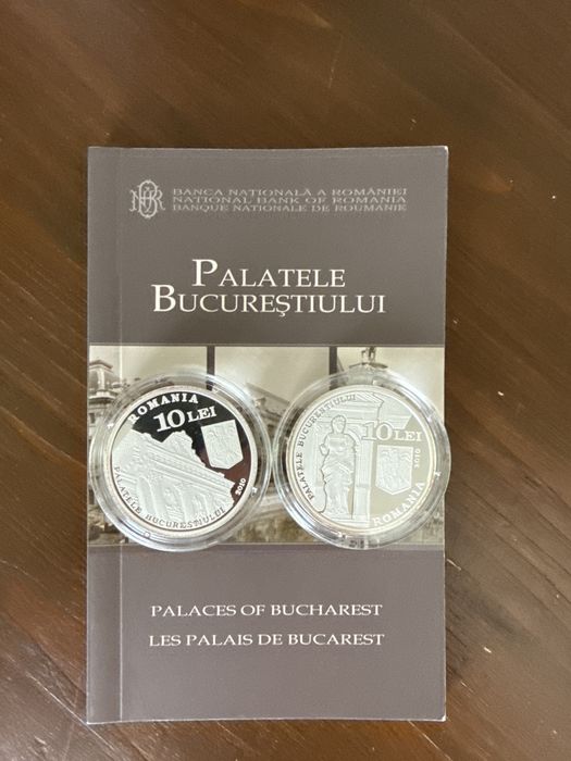 SET MONEDE BNR Palatele Bucurestiului 10 lei 2010