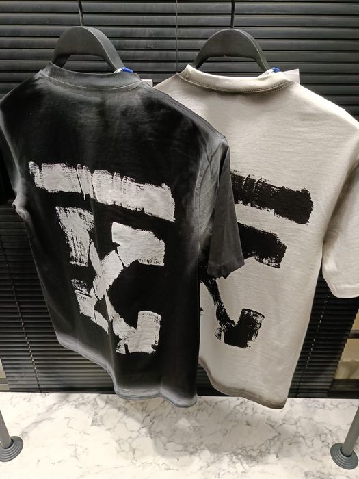 Tricou OFF White Amiri Balenciaga X