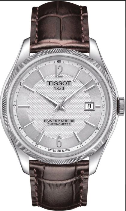 КАТО НОВ COSC TISSOT BALLADE powermatic 80 powermatic80 C07.811 silver