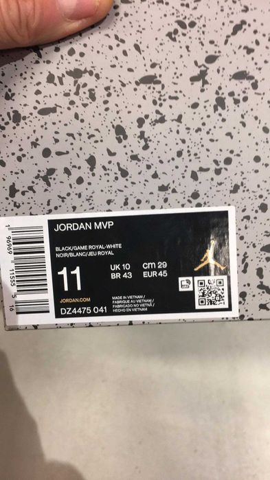 Чисто Нови Jordan Air MVP баскетбол кецове маратонки номер 45