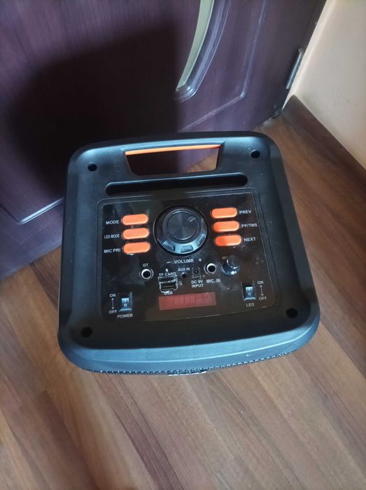 Boxă activă tip Party Speaker Dual – Bluetooth, AUX, Card, USB