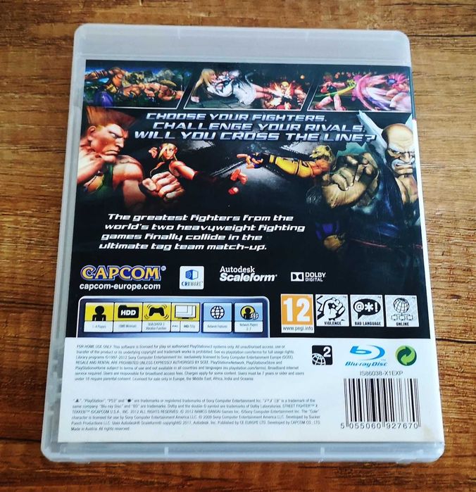 PS3 Street Fighter X Tekken PlayStation 3 Плейстейшън 3