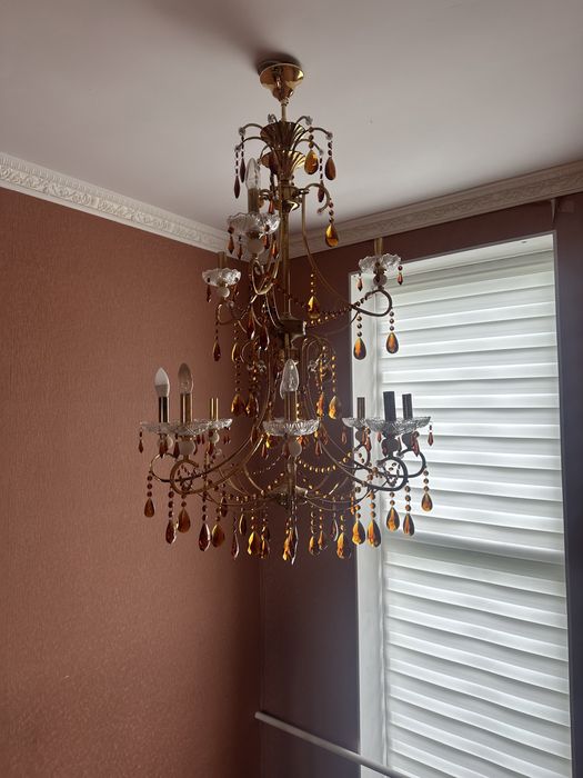 Люстра из чешского хрусталья