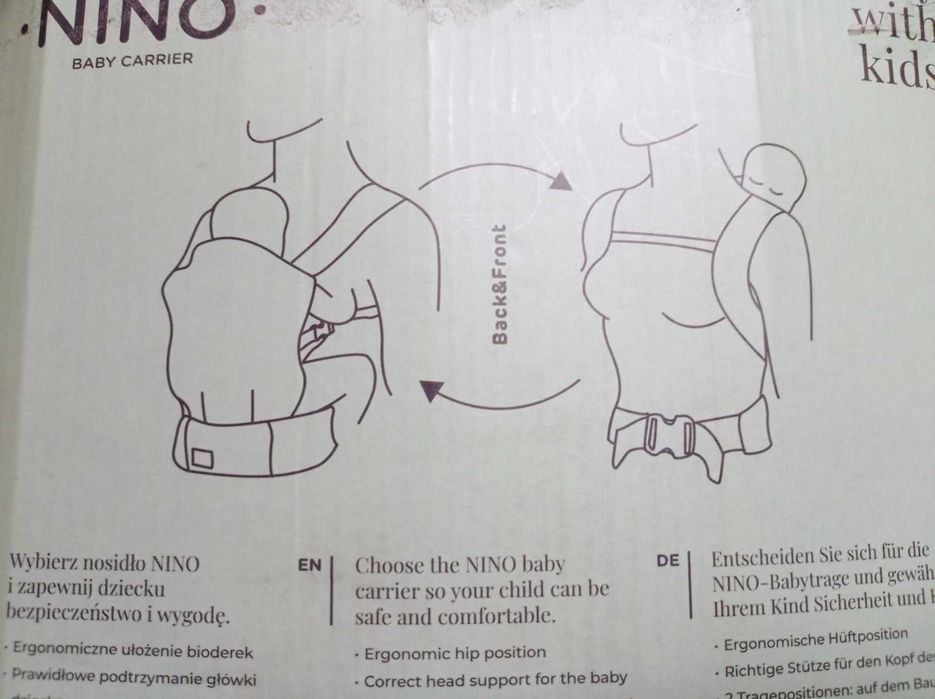 Kindercraft Ергономична раница за бебе Nino Confetti, розова