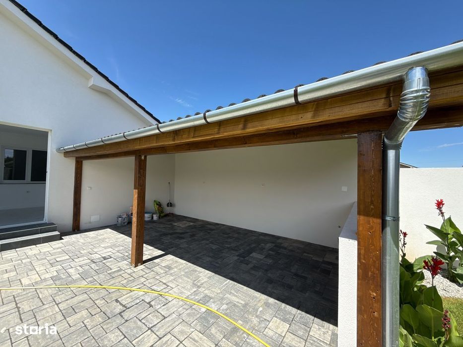 Oferta! Casa Noua , finisata,s.c.140mp, teren 500 în Santandrei, Gaz