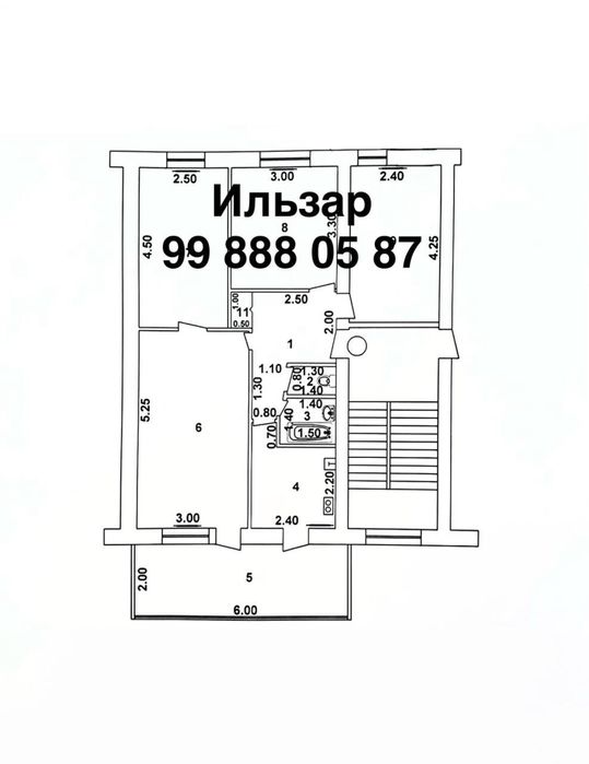 Четырёхкомнатная 4/1/4 Дубовая, Кадышева, Глазная Клиника, Кирпич