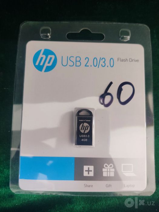 hp USB karobka ochilmagan