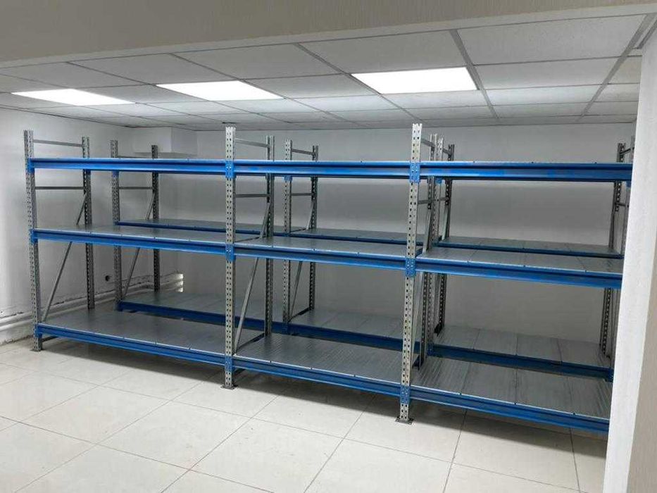 Складские стеллажи, стеллаж для склада, грузовой металлический alss