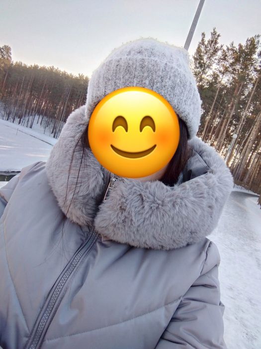 Пуховик женский размер s