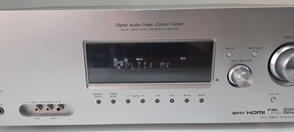Sony STR K 890 HDMI AV Receiver 6.1 DTS-ES Dolby Digital EX Silver Amplificator