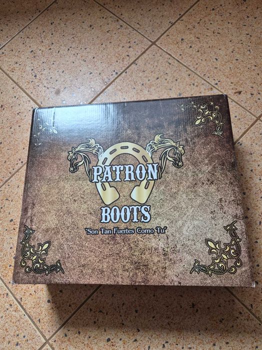 Мексикански рокерски ботуши от естествена кожа