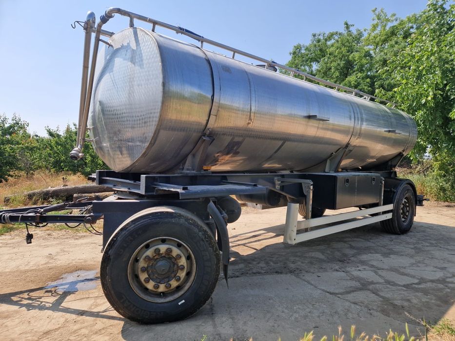 Remorcă Cisternă inox 16400l Cisternă apă bazin apă