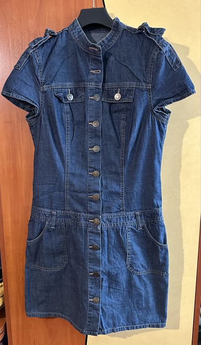 Дънкова дамска рокля Sisley