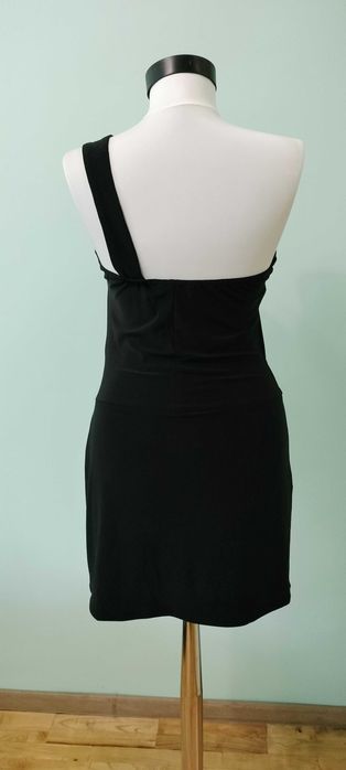 Официална/парти къса черна рокля