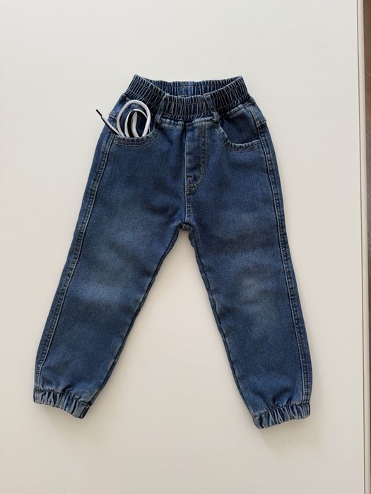 Детские утепленные джинсы на флисе, 98см