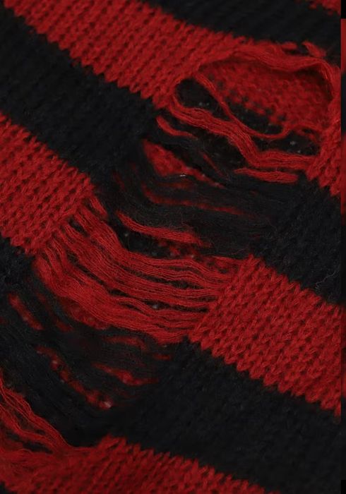 женский полосатый полувер