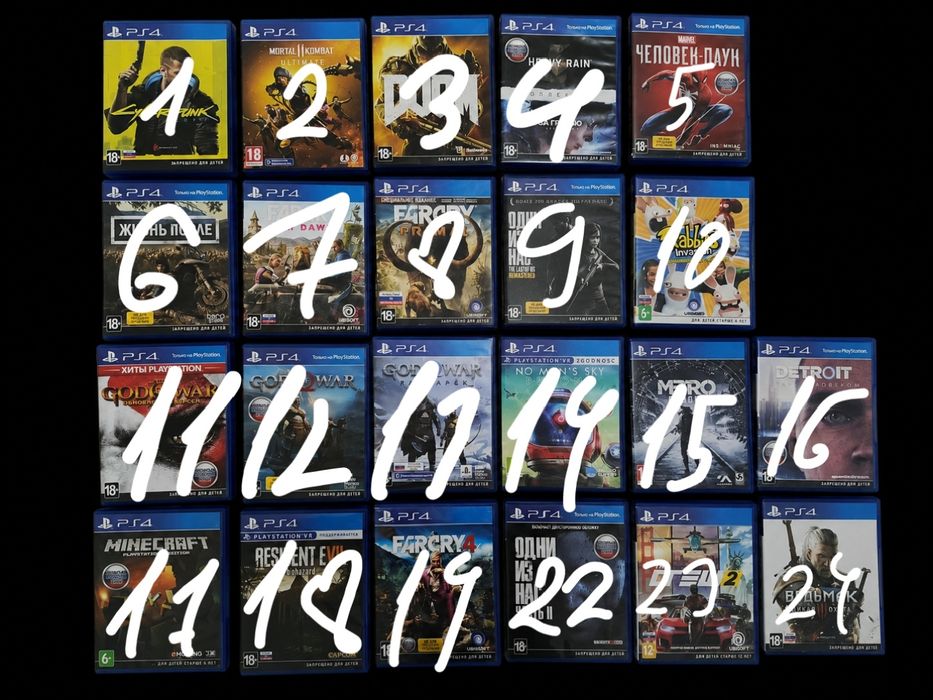 Игры пс4 пс5 много