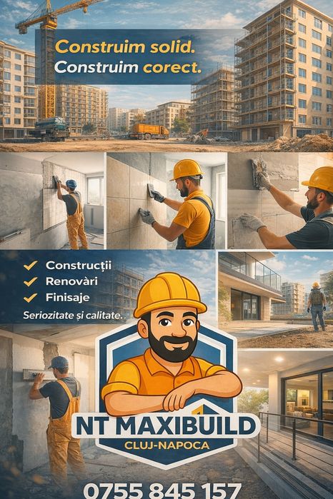 NT Maxibuild SRL – Servicii Construcții Case & Renovări