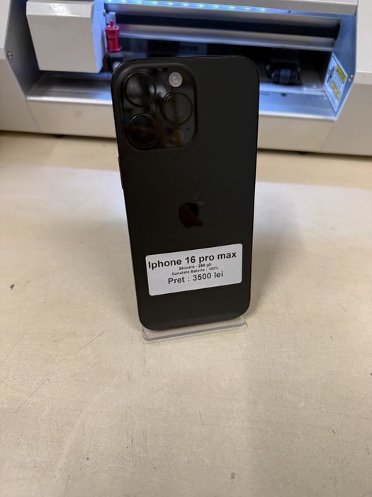 Iphone 16 pro max / 256 gb / 100% baterie / garantie