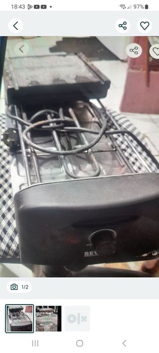 Gril electric pe piatra