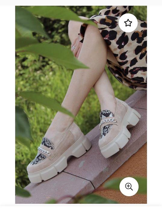 Pantofi casual din piele