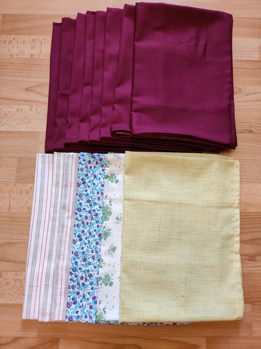 Нови цветни памучни калъфки за възглавници 50/70 см.