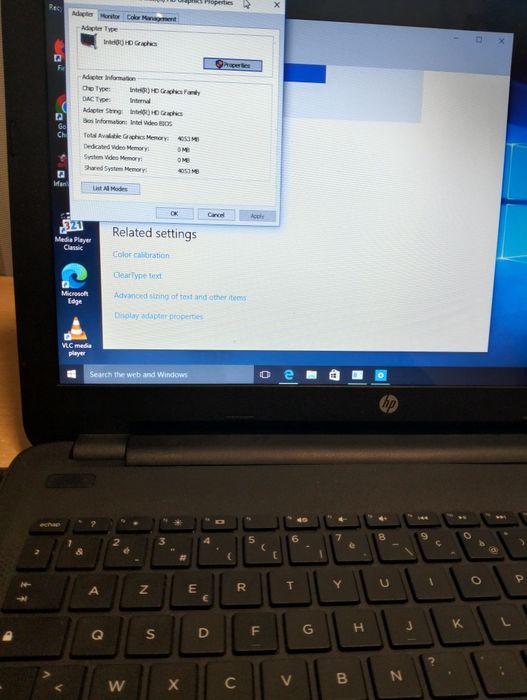 Laptop HP 15, 8 GB DDR3, hdd 500 GB,
