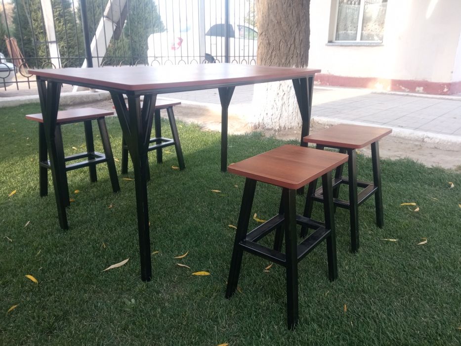 Ошхона ва дачалар учун Стол стул