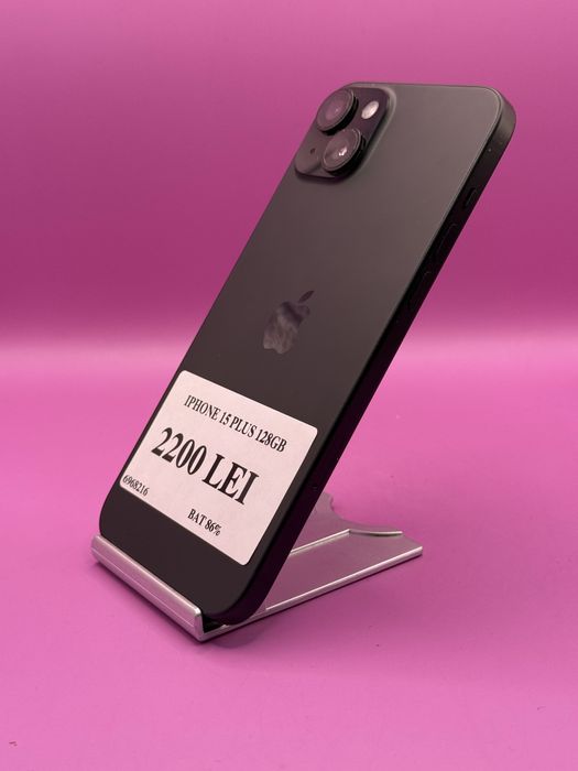 Iphone 15 Plus 128Gb 86%•Amanet Matei Crangasi•69682