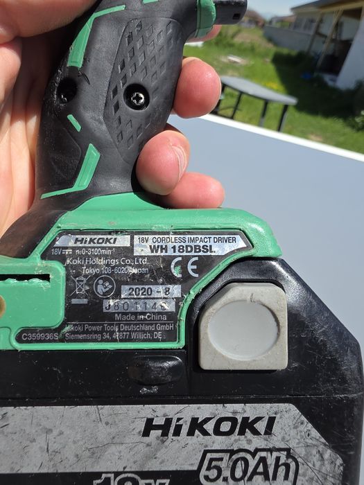 Pistol impact biți Hikoki WH18 DBSL